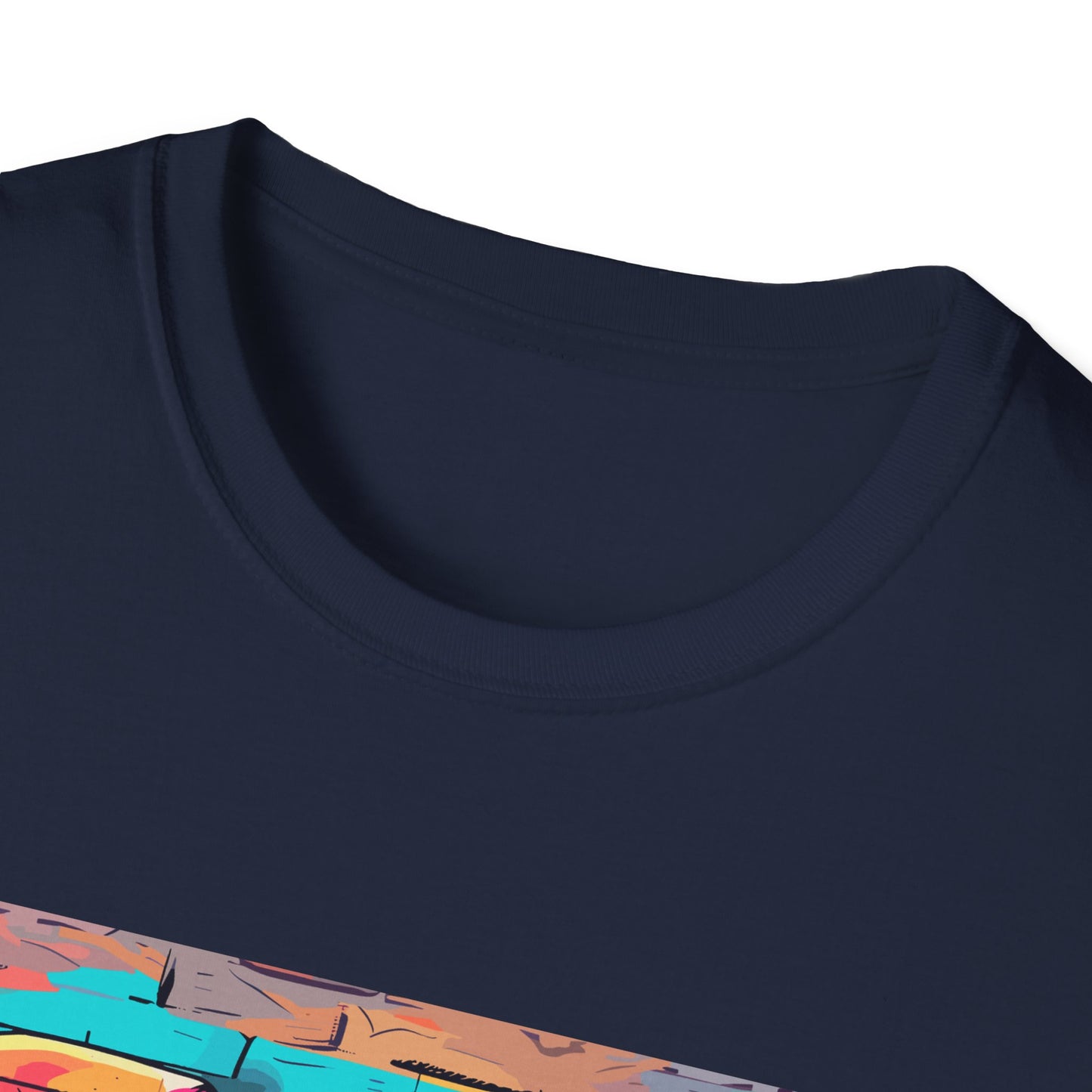 Urban Safari Elephant Tee - Cosmic Graffiti Elephant T-Shirt - Unisex Softstyle T-Shirt