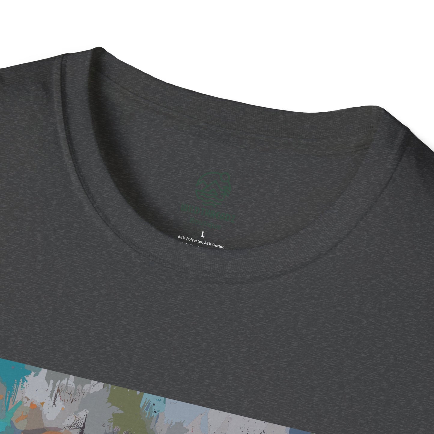 Street Art Majesty Tiger Tee - Abstract Graffiti Tiger Face T-Shirt - Unisex Softstyle T-Shirt