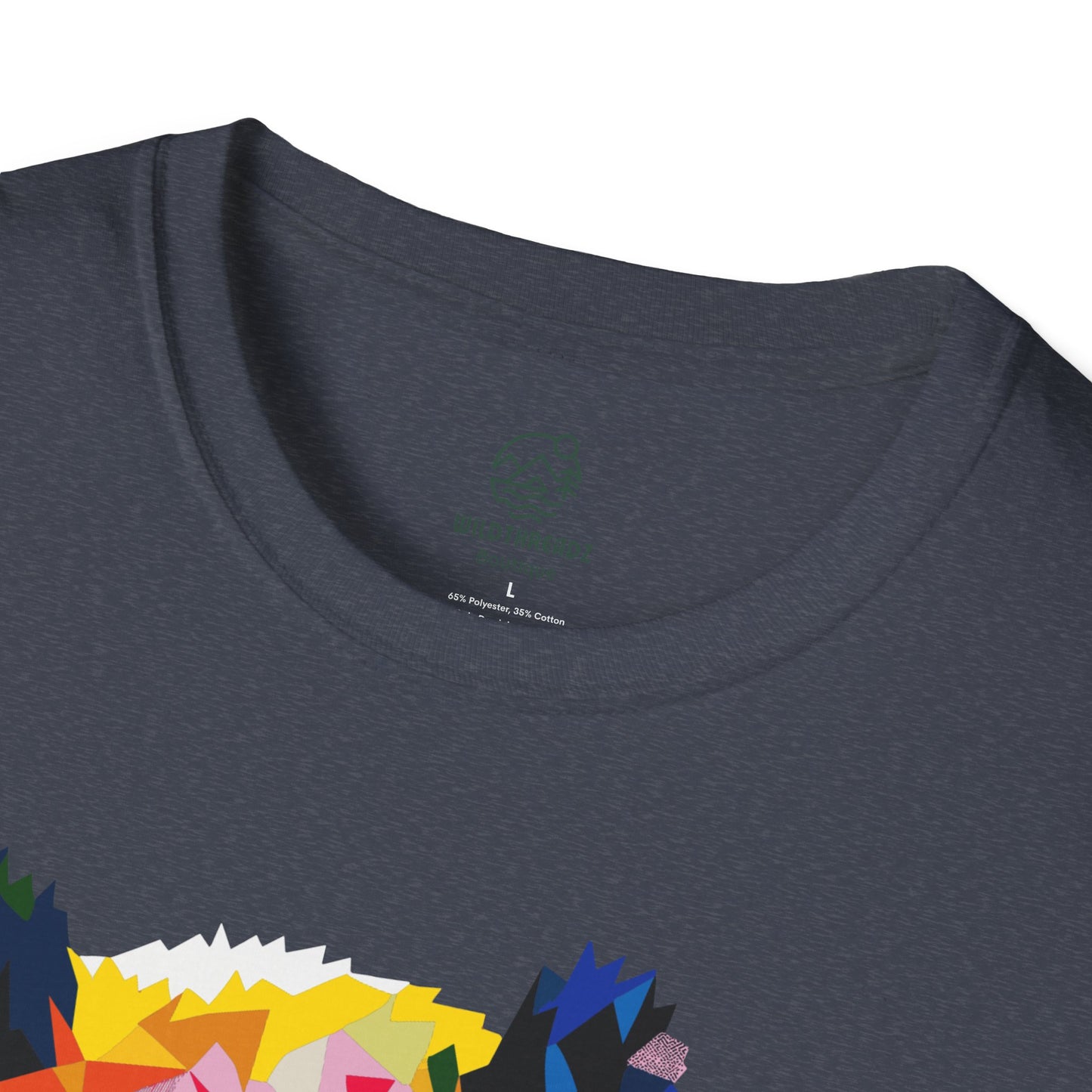 Kaleidoscope Panda Tee - Geometric Colorburst Panda T-Shirt - Unisex Softstyle T-Shirt