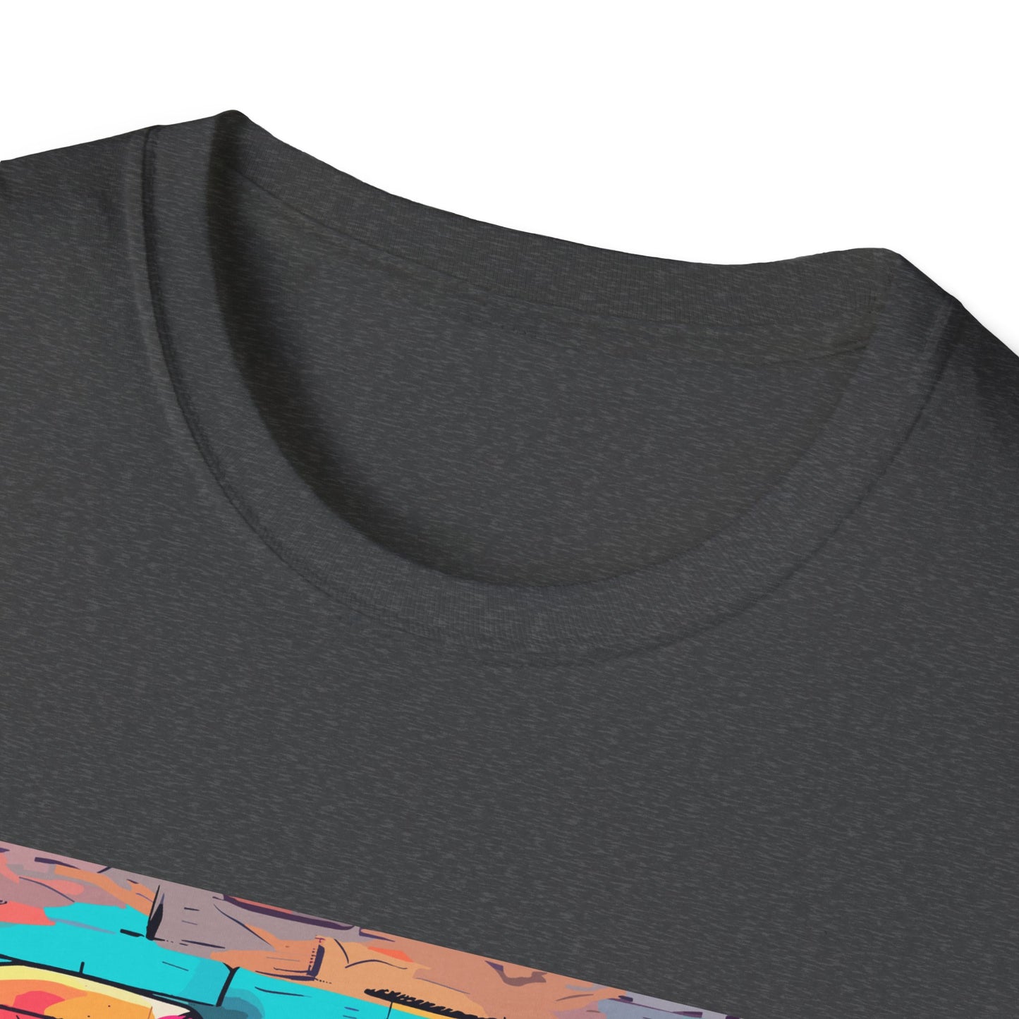 Urban Safari Elephant Tee - Cosmic Graffiti Elephant T-Shirt - Unisex Softstyle T-Shirt